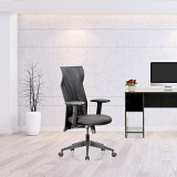 Featherlite Contact Project High Back Desk Arm Chair (Black) (High Back)
