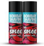 Bombay Shaving Company Red Spice 150Ml X 2 Combo Deodorant Spray  –  For Men(300 Ml, Pack Of 2)
