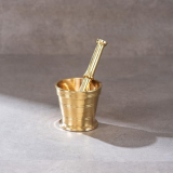 P-Tal Brass Mortar And Pestle (Okhli) | Traditional | Medicine/Vintage Antique | Imam Dasta/Mortar And Pestle Set/Ohkli Musal/Khara