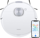 Ecovacs Deebot N10 Robotic Floor Cleaner (Wifi Connectivity, Google Assistant And Alexa)(White)