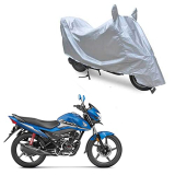Oshotto Dust Proof Water Resistant Double Mirror Pocket Silvertech Bike Body Cover Compatible With Honda Xblade (Silver)