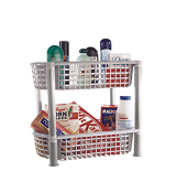 Aristo Volvo Rack 2 Layer Plastic Rack For Kitchen, Offices, Home, Hospitals, Schools, Doctors, Beauty Parlour, Saloons, Color May Vary