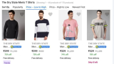 THE DRY STATE MEN’S T SHIRTS UPTO 79% OFF STARTING at ₹299
