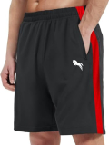 Just Rider Sports Training Running Dry Fit Solid Shorts For Men (L, Black)
