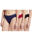 Jockey Women’S Cotton Bikini (Pack Of 3) (Colors/Prints May Vary) 1410_Dark Assorted_M