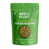 Open Secret Premium Green Raisins 500G | Dried Kishmish Without Seeds | 100% Natural & Gluten-Free | Munakka Dry Fruit | Rich In Fiber, Iron, Calcium & Boosts Immunity | Delicious & Healthy Snacks