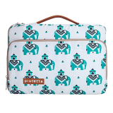 Protecta Oscar Waterproof 13 Inch Laptop Bag For Men & Women Ideal For Office & College Compatible With Macbook Air M1 A2337 And Macbook Pro A2338 & Other Slim 13″ Laptops – (Elephants Print)