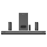 Zebronics Zeb-Juke Bar 9450 Pro Dolby 5.1 Soundbar With Dolby Audio, 525 Watts Output, Dual Rear Satellites, 16.5Cm Powerful Subwoofer, Hdmi Arc, Optical, Bt V5.0, Led Display, Wall Mount, Aux, Black