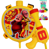 Graphene Holi Pichkari Water Gun 600Ml High Pressure Long Throw Leak Proof Tank Water Gun Spray Pistol 1 Pkt Fruit Gulal 100 Water Balloons Backpack Holding Tank Pichkari For Kid (Isi Approved)