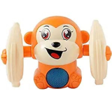 Graphene® Banana Monkey Dancing And Spinning Rolling Monkey,Voice Control Banana Monkey With Light And Sound,Best Birthday Toy For Boys And Girls
