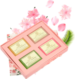 Khadi Natural Ayurvedic Soap Kit (Set Of 4)Herbal Aloevera Soap Herbal Rosewater Soap Herbal Haldi-Chandan Soap Herbal Sandalwood Soap(4 X 100 G)