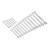 Amazon Basics Combination Wrench Set, 18 Pieces