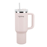 Lifelong Double-Walled Vacuum Insulated Tumbler With Lid & Straw 1200Ml | Keeps Drinks Hot For 8 Hours & Cold For 12 Hours | Durable Stainless Steel Tumbler With Comfort-Grip Handle