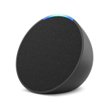 Amazon Echo Pop| Smart Speaker With Alexa And Bluetooth| Loud Sound, Balanced Bass, Crisp Vocals| Black