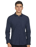 Lawman Pg3 Men’S Slim Shirt (Law Sh Ct-111 Fsnslm Prtnvy_Prt-Navy Small)