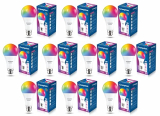 Crompton 9-Watt B22 Wifi Smart Led Bulb Compatible With Amazon Alexa And Google Assistant (Immensa Music Sync B22, Pack Of 10)