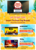 🎉 Smart TVs from Top Brands  ⚡️  Up to 60% Off👉 Big Savings for Everyone👉 🌟 Samsung 43in Crystal Neo 4K LED TV ⚡️ Rs 26,490– 20 Watts Output– Dolby Digital Plus👉 🌟 TCL 40in Certified Android TV⚡️ Rs 15,740– 20 Watts Output– Dolby Digital Plus👉