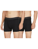 Macroman M-Series Men’S Pure Cotton Classic Solid Trunks (Pack Of 2) (M572_Black