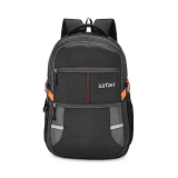 Safari Omega 30L Laptop Backpack With Raincover, School Bag For Boys And Girls, College Bag, Office Bag, Travel Bag For Men And Women, Black