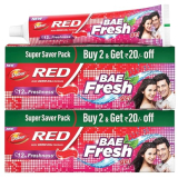 Dabur Red Bae Fresh Gel – 600Gm (300Gm*2) | Fights Bad Breath, Cavity Germs And Plaque | 12Hr Freshness | Activ Germ-Kill Formula