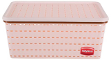 Nayasa Plastic Basket, Peach – By Aarohi13