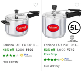 5L Pressure Cooker at ₹699