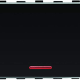 Anchor By Panasonic 66244B Roma Urban Plus Modular 2M 10Ax V0 Grade Polycarbonate One-Way Switch With Led Indicator (Black)