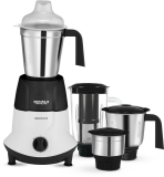 Maharaja Whiteline Odacio Elite Mx-278 750 W Mixer Grinder (4 Jars, White, Black)