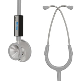 Life Line Junior Stethoscope (Grey) | Single Diaphragm Aluminum Sand Finish Chest Piece For Adult| Y Tube | Suitable For Doctors, Nurses, Students