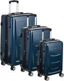 Amazonbasics Polycarbonate Hard 76 Cms Suitcase(N991_Navy Blue)