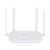 Amazonbasics Ac1200 Dual-Band Wireless Soho Router, Wi-Fi Speed Up To 867 Mbps/5 Ghz And 300 Mbps/2.4 Ghz, Mediatek Chipset, Guest Network Function, With 0.75M Ethernet Cable (White)