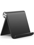 Striff Multi Angle Tablet/Mobile Stand, Phone Stand Holder For Iphone, Android, Samsung, Oneplus, Xiaomi. Portable,Foldable Stand.Perfect For Bed,Office, Home,Gift And Desktop (Black)