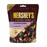 Hershey’S Exotic Dark Chocolate – Californian Almond Sprinkled With Blackberry Flavor 30G ( Pack Of 8)