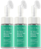 Zm Zayn & Myza Tea Tree & Salicylic Acid For Women, Reduce Pimples (Pack Of 3) Foaming Face Wash(300 Ml)