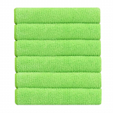 Bathla Spic & Span Multi Purpose Micro Fiber Cleaning Cloth – 340 Gsm: 30Cmx30Cm (Pack Of 6 – Fluorescent Green)