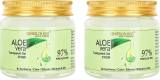 Kerlyn Kor 97% Aloe Vera Gel For Skin & Hairs ( Multi Purpose Gel ) Pack Of 2(420 G)