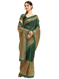 Madhumeena Women’S Printed Art Silk Saree (Jl_Mohi-Pp_Green)