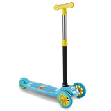 Lifelong Llks01 Kick Scooter With Adjustable Height|Foldable Scooter|Skate Scooter For Kids With Pvc Wheel|Age Upto 3+ Years- Max User Weight-50 Kg, Blue & Yellow, 6 Months Manufacturer’S Warranty