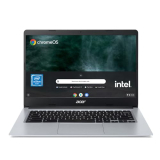 Acer Chromebook Intel Celeron Dual-Core N4500 (Chrome Os/8 Gb/64 Gb Emmc) Cb314-3H With 35.5 Cm (14″) Hd Display, Pure Silver, 1.45 Kg