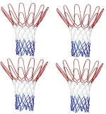 Spanco Basketball Net Two Pair – Net For All Playing Levels Fit In All Sizes Of Basketball Ring (4 Pieces Of Net)