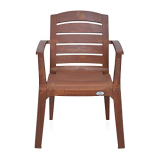 Nilkamal Set Of 2 Chr2135 Plastic Chair, Mango Wood