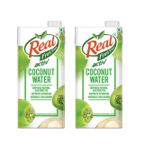 Real Activ Coconut Water Bottle, 2 X 1000 Ml