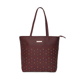 Caprese Womens Popsicle T Large Maroon Tote Bag