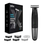Braun Series Xt5100 – One Blade Hybrid Beard Trimmer,Shaver & Electric Razor For Men,Body Grooming Kit For Manscaping, 1 Tool For Stubble, Hair,Groin,Underarms, Waterproof, Advanced German Engineering