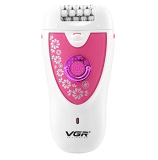 Vgr V-722 Professional 2 In 1 Cordless Epilator For Women, Runtime: 50 Minutes (White, Pink)