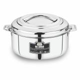 Paras Homeware Hot Server Steel Casserole|Food Grade | Easy To Carry | Easy To Store For Rice, Gravy, Curry|3500Ml