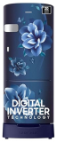 Samsung 223 L, 3 Star, Digital Inverter, Direct-Cool Single Door Refrigerator (Rr24D2Z23Cu/Nl, Camellia Blue, Base Stand Drawer)