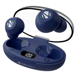 Zebronics Pods 2 Wireless Tws Earbuds With Bluetooth 5.3, Led Display, Voice Assistant, Call Function, Transparent Charging Case, Touch Control & Built-In Rechargeable Battery – Blue