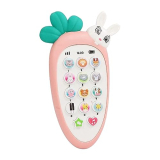 Graphene Rabbit Phone Play Cell Phone Toy For Kids, Toddlers With 20 Musical Songs Animal Sound For Kids, Ringtones, Lights – Birthday Party Favors And Gifts For Girls ( Multi Colour)