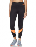 Fusefit Women’S Slim Fit Tights (Ffa-Wb002-01_Black/ Peach_S)